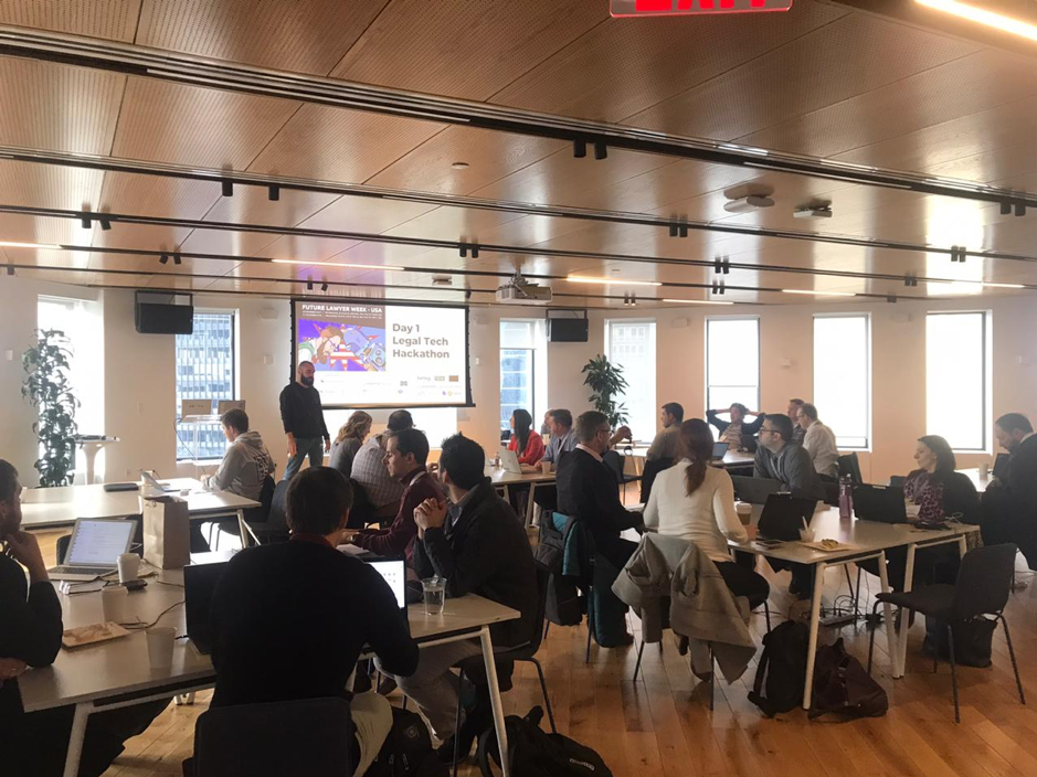 Day 1 - Legal Tech Hackathon in NYC