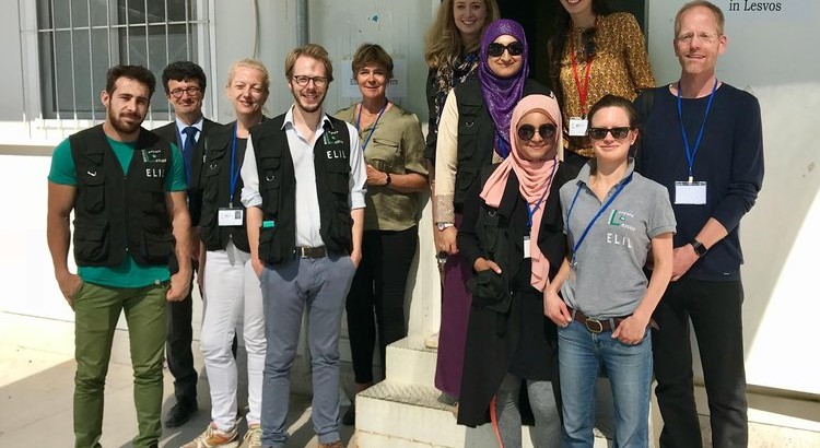 The ELIL volunteers with Phil Worthington and Cord Brügmann
