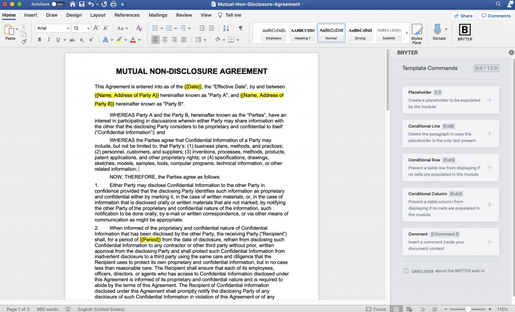 how to add page in word with different template