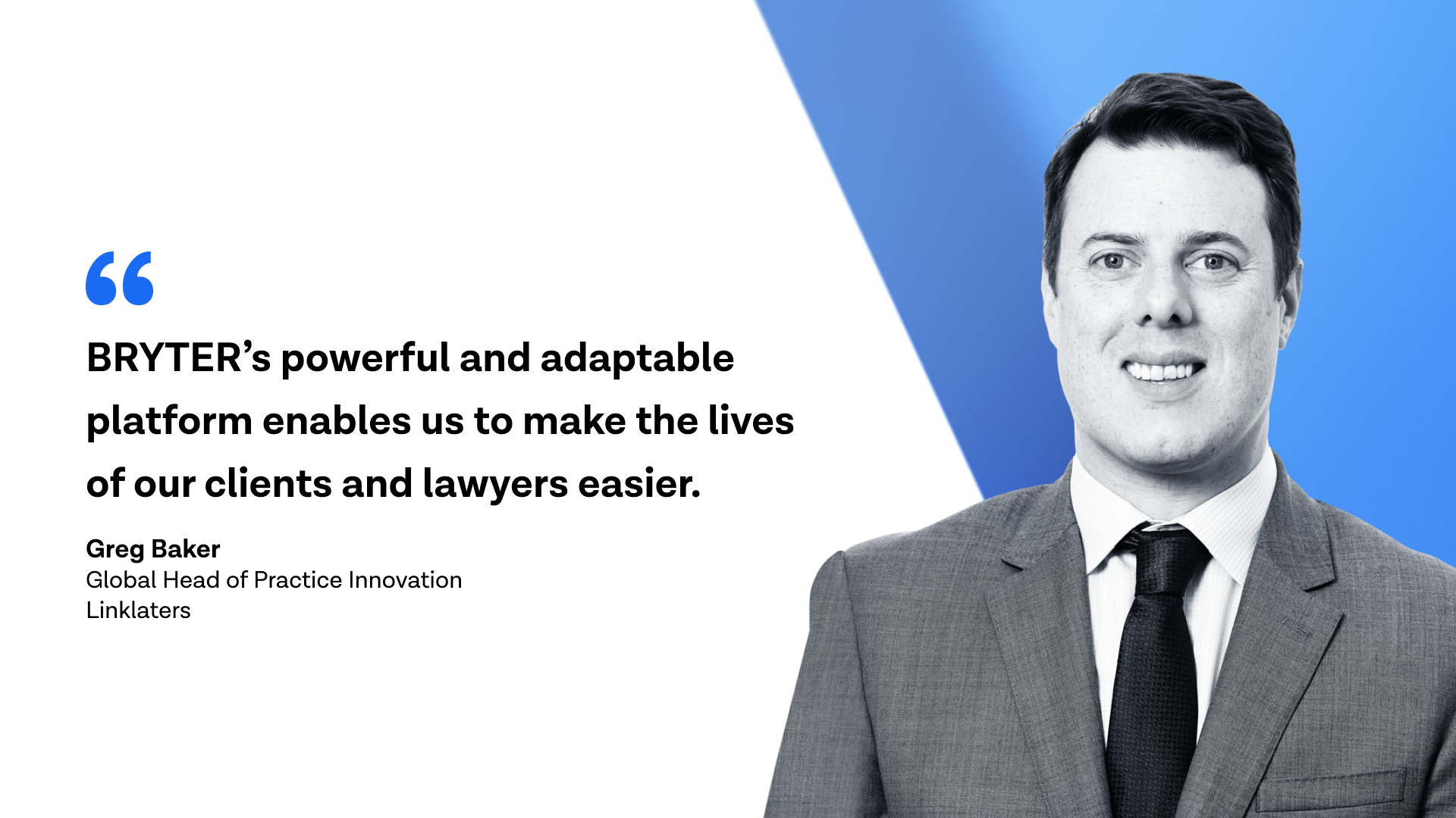 Greg Baker Linklaters quote