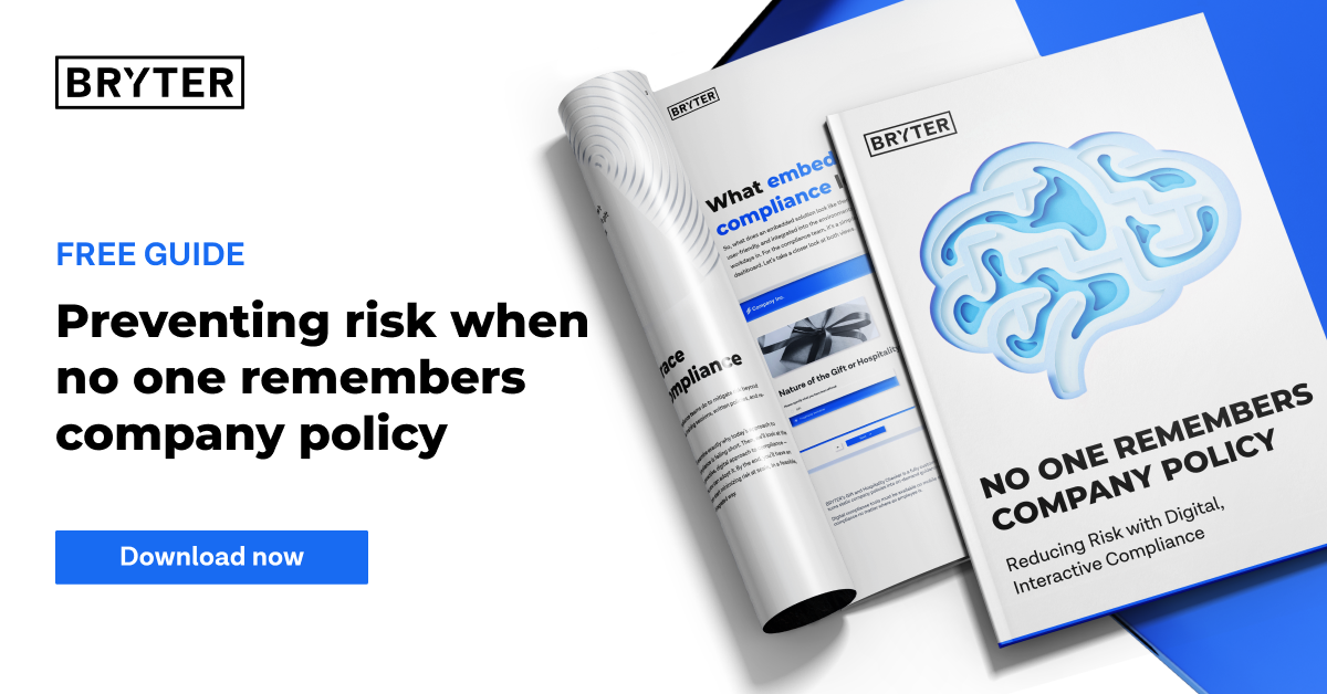 Compliance automation — preventing risk when no one remembers company policy