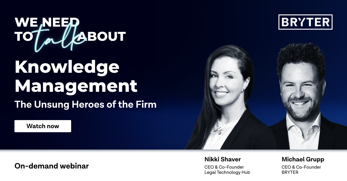 Knowledge Management webinar with Nikki Shaver